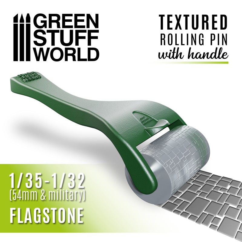 Rolling Pin with Handle - Flagstone