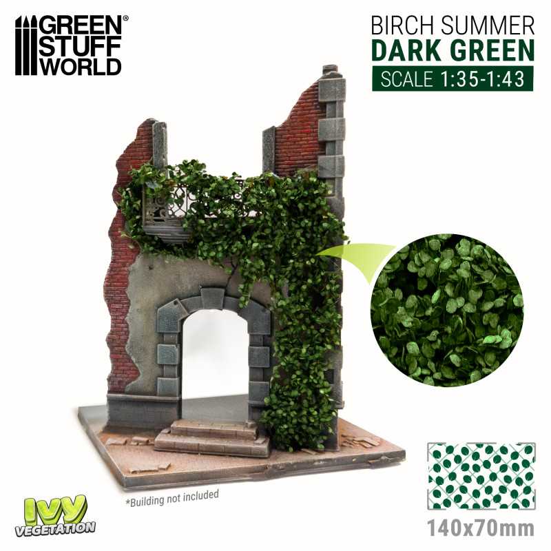 Ivy Foliage - Dark Green Birch - Large