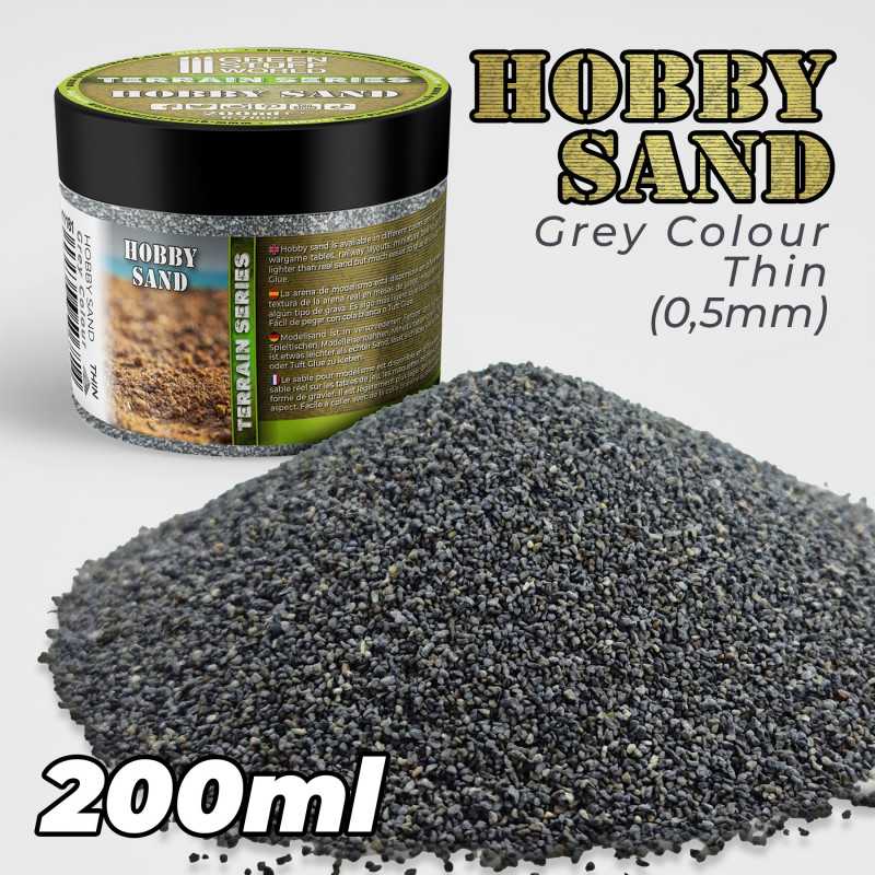 Thin Hobby Sand 200ml - Dark Grey