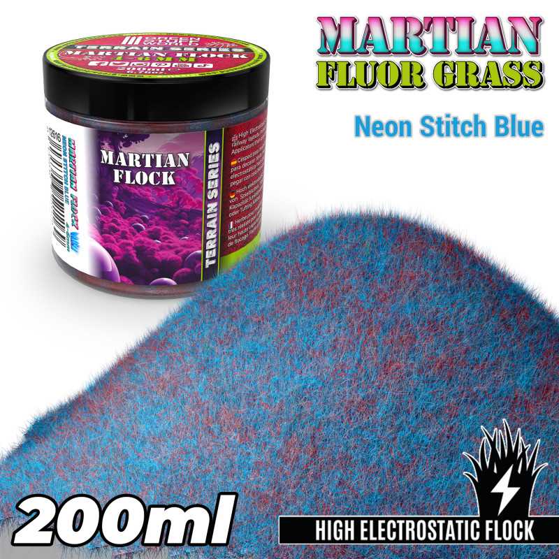 Static Grass - Martian Fluor Neon Stitch Blue 200ml