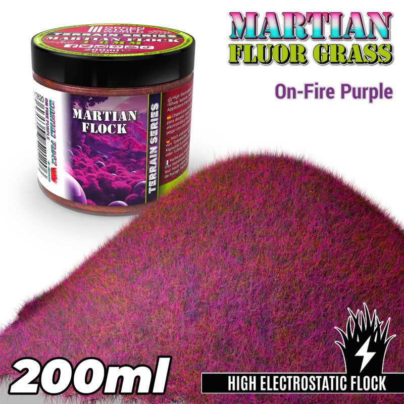 Static Grass - Martian Fluor On Fire Purple 200ml