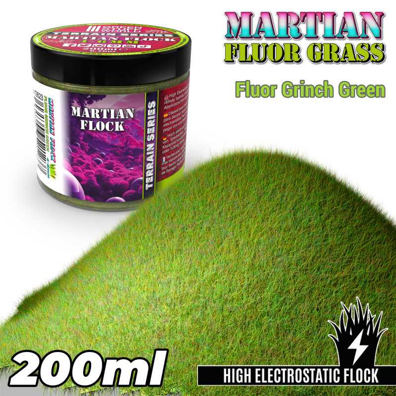 Static Grass - Martian Fluor Grinch Green 200ml
