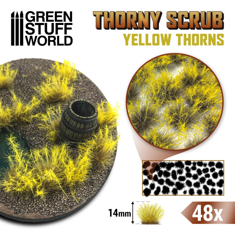 Thorny Scrubs - Yellow Thorns