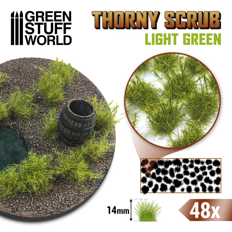 Thorny Scrubs - Light Green