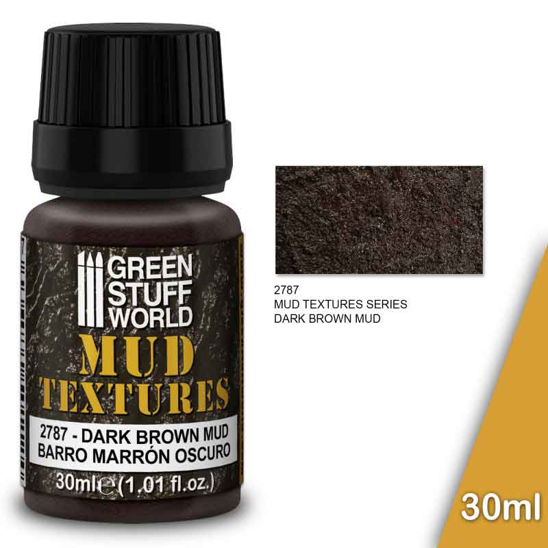 Mud Textures - Dark Brown Mud 30ml