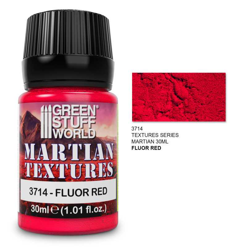 Martian Textures - Fluor Red