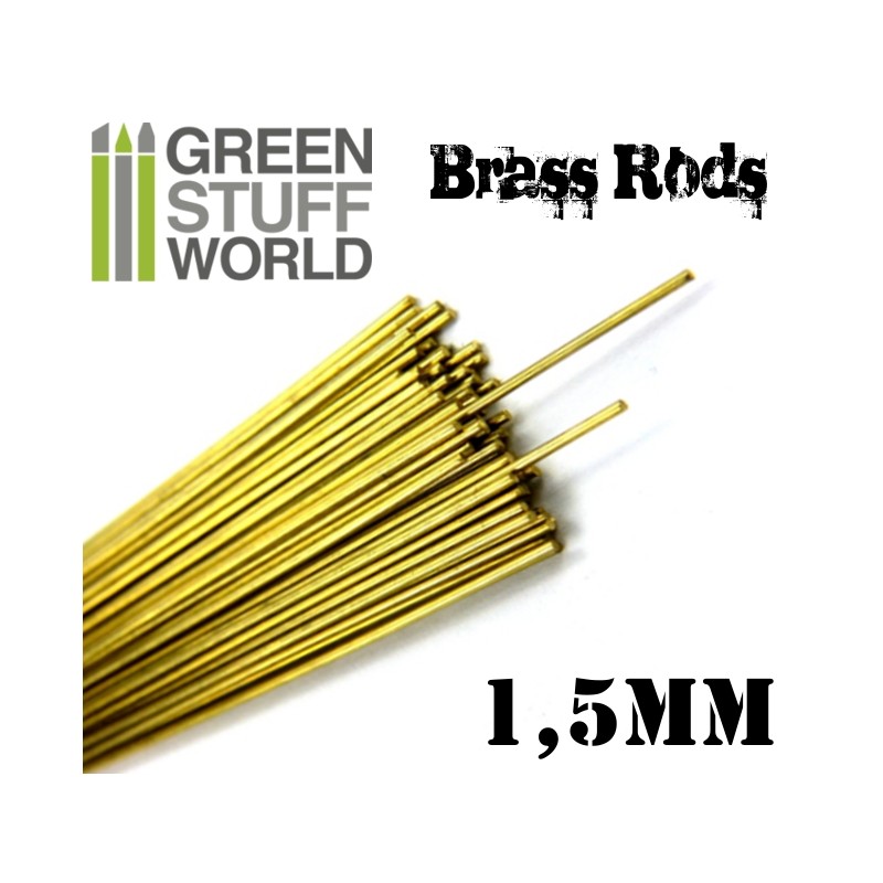 Pinning Brass Rods 1.5mm (5 pcs)