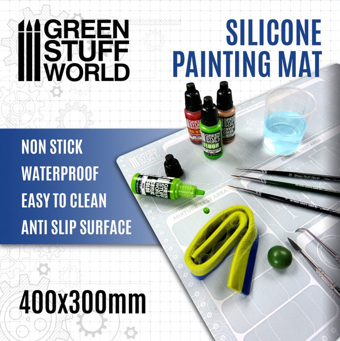 Silicone Painting Mat 400x300mm 15.7x11.8in