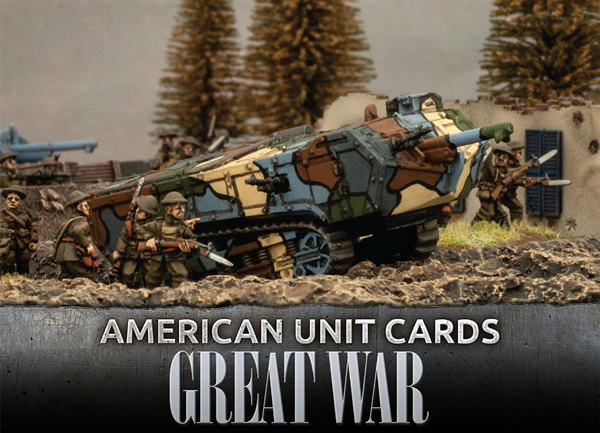 Great War - American Unit Cards - ONLY 1 AVAILABLE AT THIS PRICE
