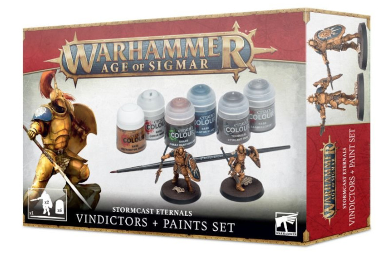 Stormcast Eternals Vindictors and Paints Set