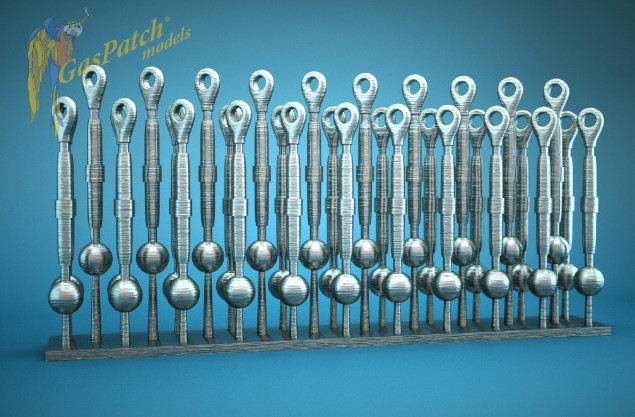 Metal Turnbuckles Albatros Type (30)