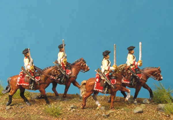 7 Years War: Austrian Cuirassiers Set 6- On the March (Trotting)