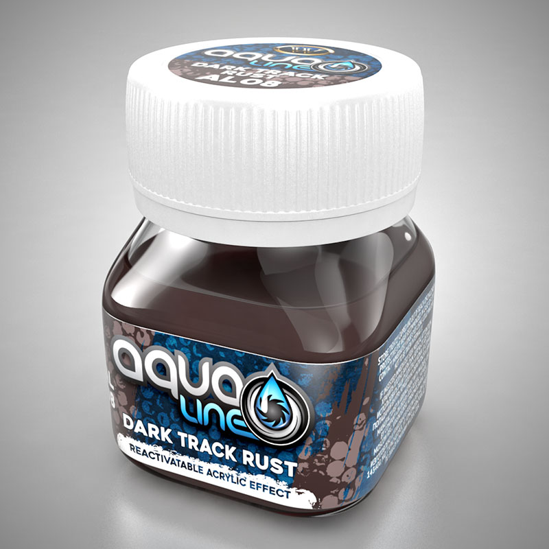 Aqualine: Dark Track Rust 50ml Bottle