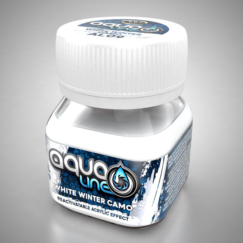 Aqualine: White Winter Camo 50ml Bottle