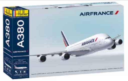 A380 Air France Commercial Airliner w/Paint & Glue
