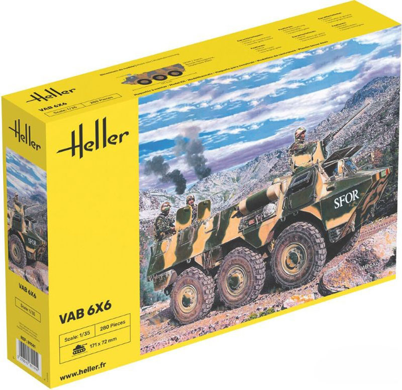 Heller VAB 6x6 Troop Transporter Vehicle