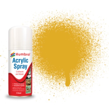 150ml Acrylic Metallic Gold Spray