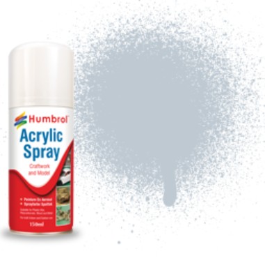 150ml Acrylic Metallic Aluminum Spray