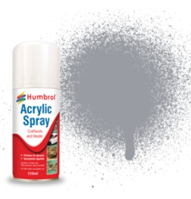 150ml Acrylic Matte Light Grey Spray