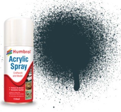 150ml Acrylic Matte Tank Grey Spray
