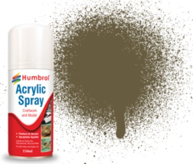 150ml Acrylic Matte Light Olive Spray