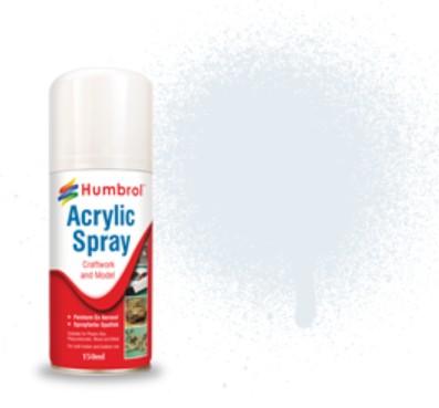 150ml Acrylic Gloss Chrome Silver Spray