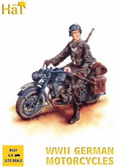 WWII German Motorcycles & Soldiers