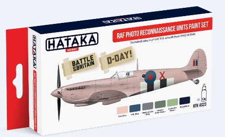 Red Line: RAF Photo Recon Units 1940-45 Paint Set (6 Colors) - Optimized For Airbrush - 17ml Bottles