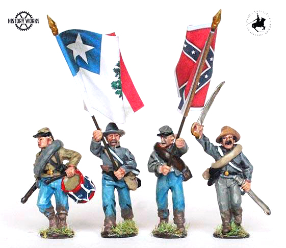 Confederate Command Set Advancing #1