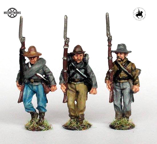 Confederate Infantry Marching Set #2