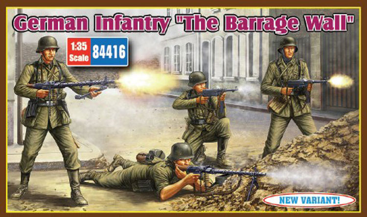 German Infantry The Barrage Wall