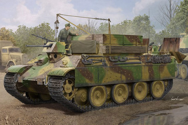 German SdKfz 179 Bergepanther Ausf G Late Version Tank