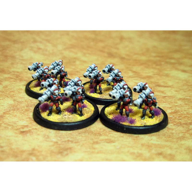 Hydra Miniatures Galacteer Heavy Troopers (Atomic Tank 10mm)