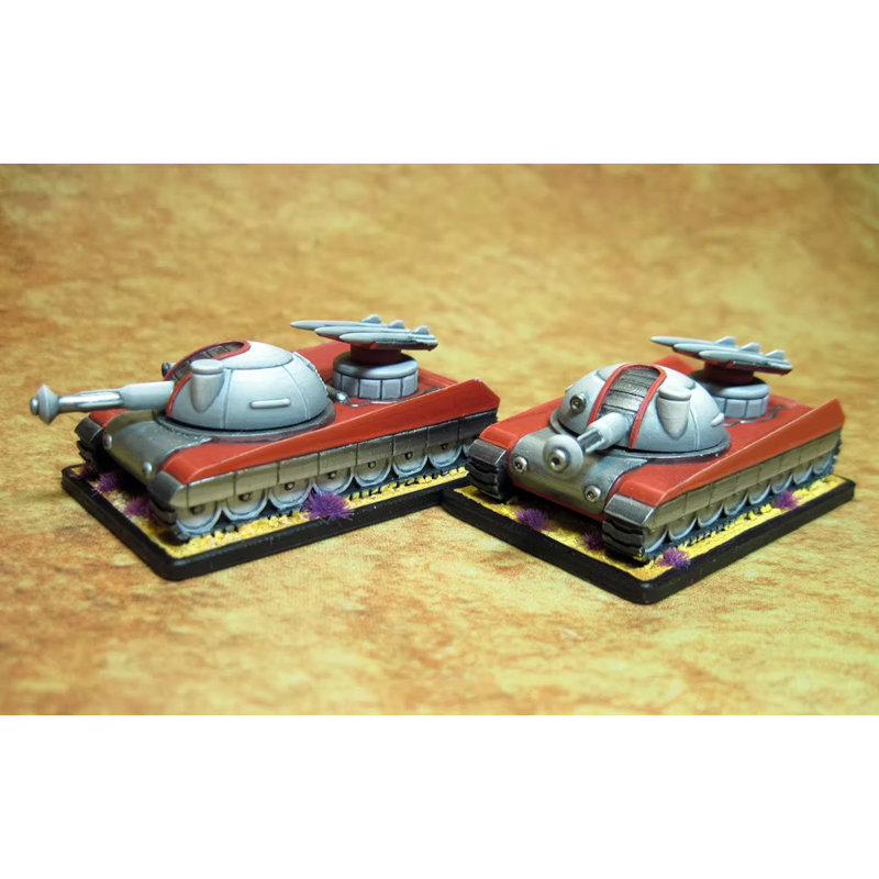 Hydra Miniatures Galacteer Atomic Tanks (Atomic Tank 10mm)