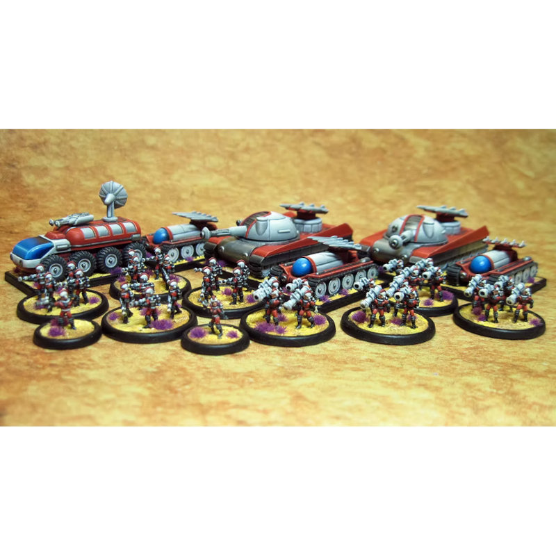 Hydra Miniatures Galacteer Starter Army (Atomic Tank 10mm)