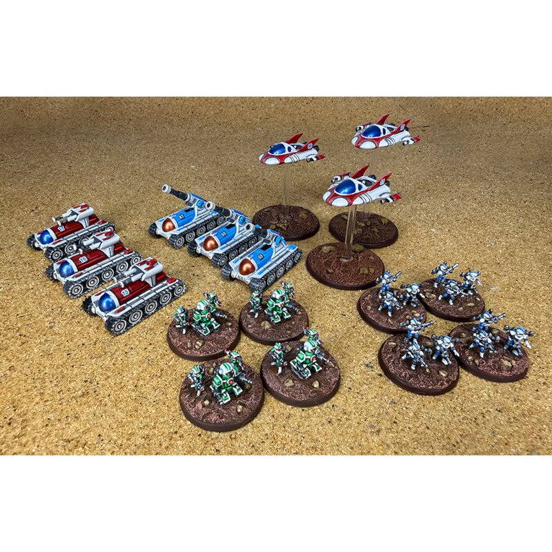 Hydra Miniatures Galacteer Reinforcement Army (Atomic Tank 10mm)