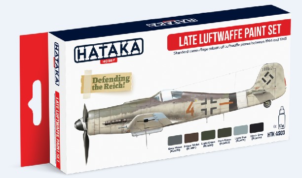 Red Line: Late Luftwaffe 1944-45 Camouflage Paint Set (6 Colors) - Optimized For Airbrush - 17ml Bottles ONLY 1 AVAILABLE