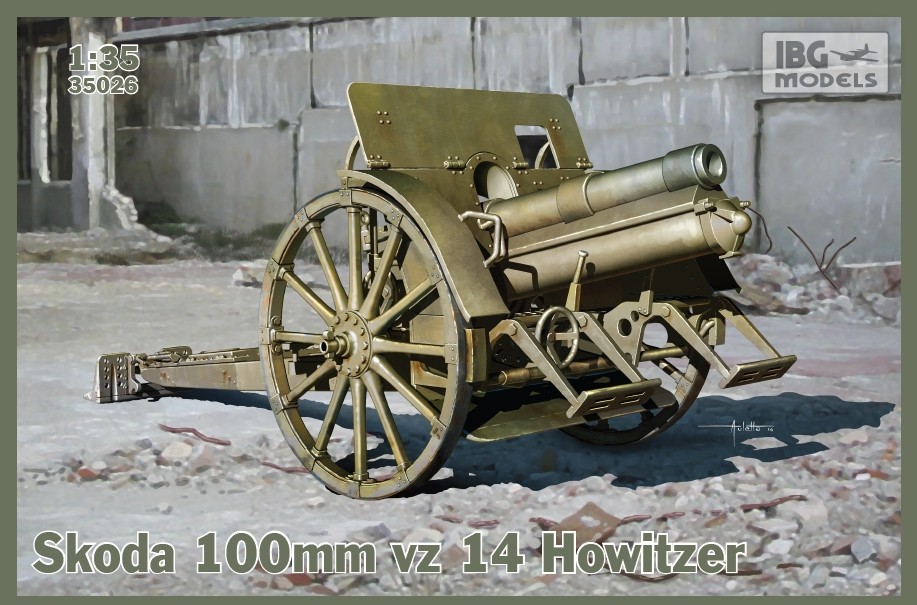 Skoda 100mm vz 14 Howitzer Gun