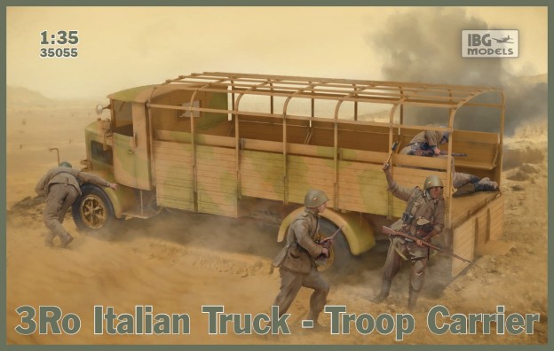 WWII 3Ro Italian Troop Carrier Truck