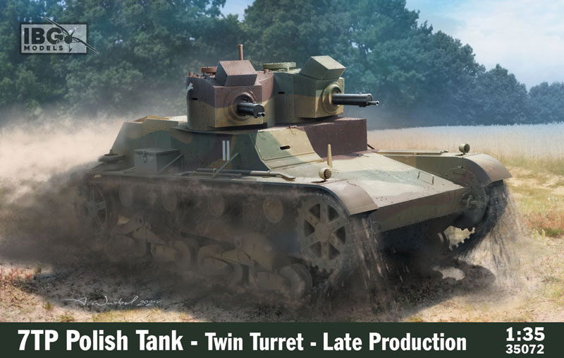 7TP Polish Tank - Twin Turret (Late Production)