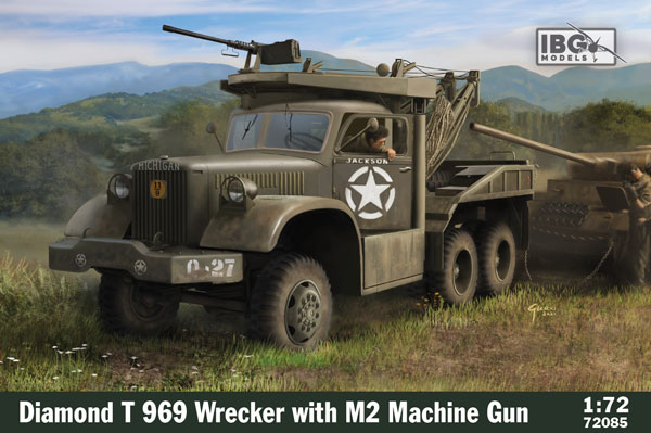 Diamond T 969 Wrecker with M2 Machine gun