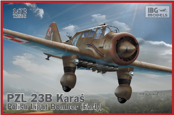 PZL23B Karas Early Polish Light Bomber