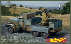 Einheitsdiesel with Breda 37mm AA Gun