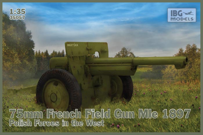 WWII 75mm French Field Gun Mle 1897-Polish Forces in the West