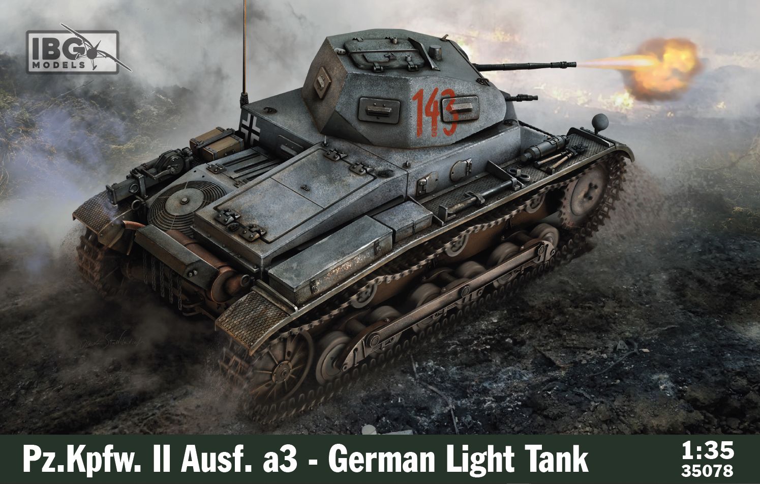 German Pz.Kpfw.II Ausf.a3 - Light Tank