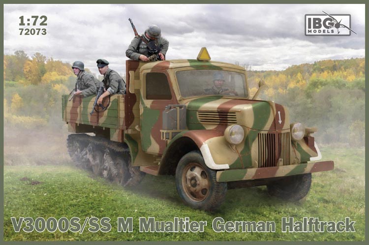 WWII V3000SS/SM Maultier Cargo halftrack (low cargo bed)