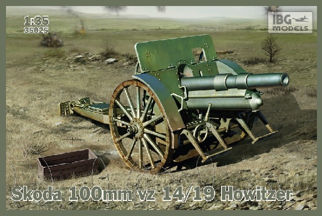 Skoda 100mm vz 14/19 Howitzer Gun