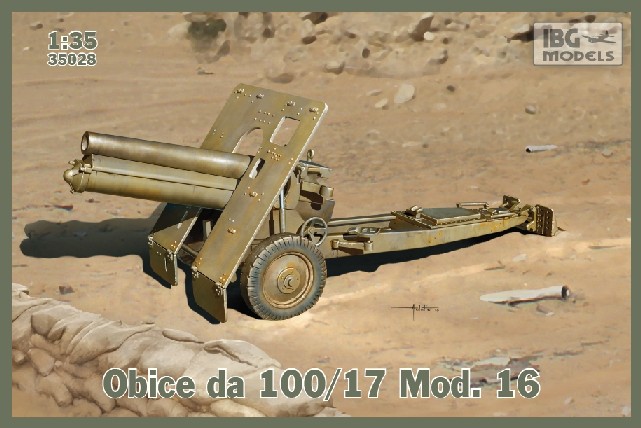 Obice da 100/17 Mod 16 Howitzer Gun