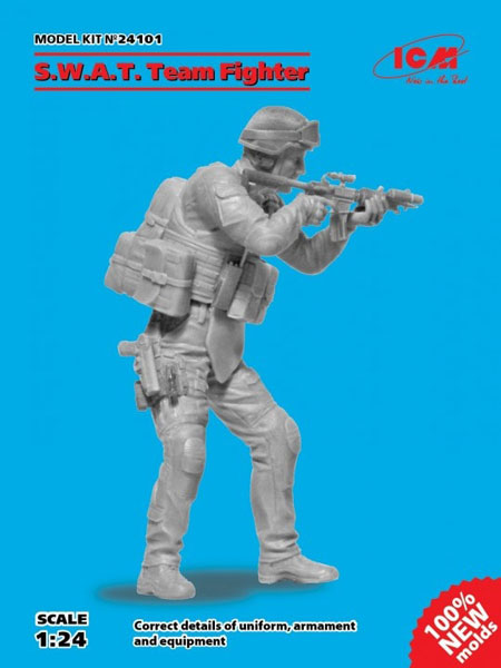 ICM 1 24 SWAT Team Fighter #2 Plastic Model Kit 24102 for sale online