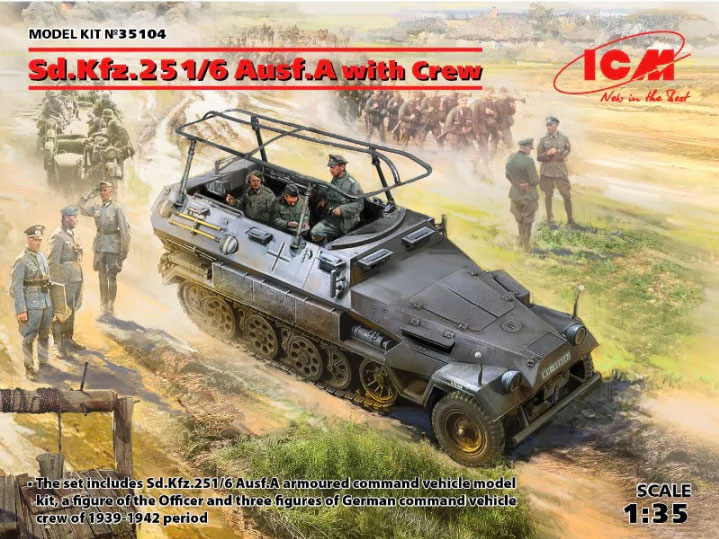 Sd.Kfz.251/6 Ausf. A with Crew